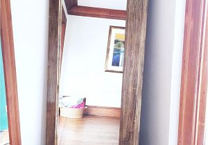 Decorative Mirror Clips X Large Wooden Frame Floor Mirror by Silverstems On Etsy Https Www