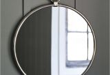 Decorative Mirror Hanging Clips Indar Hanging Mirror and Hook Matt Nickel by Rowen Wren