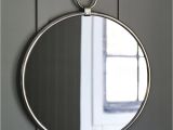 Decorative Mirror Hanging Clips Indar Hanging Mirror and Hook Matt Nickel by Rowen Wren