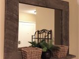 Decorative Mirror Hanging Clips Rustic Wood Mirror Pallet Furniture Rustic Home Decor Large Wall