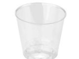 Decorative Plastic Shot Glasses 20pcs 30ml Eco Friendly Clear Plastic Shot Cup Disposable Shooter