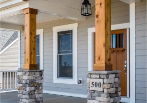 Decorative Porch Column Wraps Gorgeous Front Porch Wood and Stone Columns Home Exteriors
