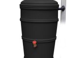 Decorative Rain Barrels Lowes Shop Earthminded 50 Gallon Recycled Black Hdpe Plastic Rain Barrel