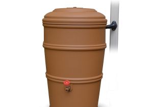 Decorative Rain Barrels Lowes Shop Earthminded 50 Gallon Terracotta Color Plastic Rain Barrel with