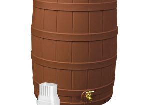 Decorative Rain Barrels Lowes Shop Rain Wizard 50 Gallon Terra Cotta Plastic Rain Barrel with