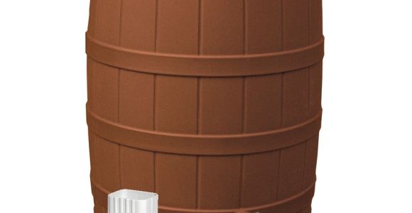 Decorative Rain Barrels Lowes Shop Rain Wizard 50 Gallon Terra Cotta Plastic Rain Barrel with