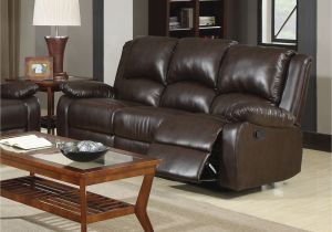 Decorative Recliners Coaster Company Brown Bonded Leather Recliner sofa Motion