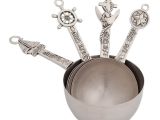 Decorative Silver Measuring Cups Nautical Metal Measuring Cup Set Beach Cottage Pinterest