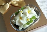Decorative soap Bars for Sale Double White Plumeria Hand Carved In soap Bar with Jasmine Aroma