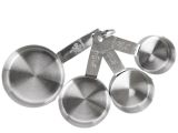 Decorative Stainless Steel Measuring Cups and Spoons Stainless Steel 4 Piece Cheese Making Measuring Cups Products