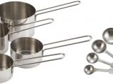 Decorative Stainless Steel Measuring Cups and Spoons Stainless Steel Measuring Cup and Measuring Spoon Set Again Eco