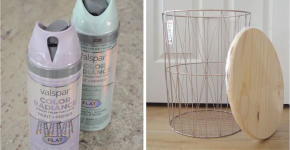 Decorative Wire Trash Can How to Wire Trash Can Turned Side Table