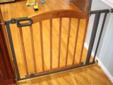 Decorative Wooden Baby Gates Wall Mounted Baby Gate