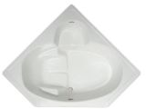 Deep 60 Bathtubs Shop Signature Bath 60 Inch X 60 Inch X 31 Inch 18 5 Inch