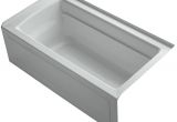 Deep Alcove Bathtubs Kohler Archer 5 Ft Acrylic Right Drain Rectangular Alcove