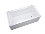 Deep Bathtubs 60 X 30 Mirabelle Mireds6030rwh Edenton 60" soaking Tub White