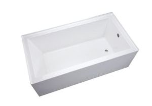 Deep Bathtubs 60 X 30 Mirabelle Mireds6030rwh Edenton 60" soaking Tub White