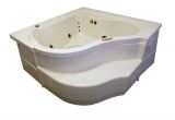 Deep Bathtubs Whirlpool 60" X 60" Whirlpool Bathtub