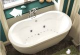 Deep Bathtubs with Jets Avano 3471ad Lanai 71" Free Standing Salon Spa with 24 Air