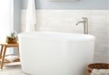 Deep Metal Bathtubs 55" Vada Acrylic soaking Tub Bathroom