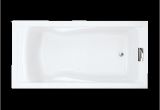 Deep Replacement Bathtubs Evolution 72×36 Inch Deep soak Bathtub American Standard