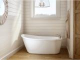 Deep soaking Bathtubs for Small Bathrooms A Shapely soaking Tub for Small Spaces Fine Homebuilding