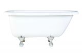 Deep Wide Bathtubs Bennington Acrylic Clawfoot Tub Bathroom