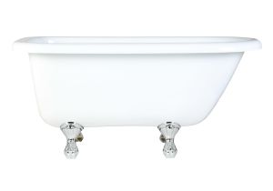 Deep Wide Bathtubs Bennington Acrylic Clawfoot Tub Bathroom