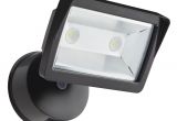 Defiant solar Motion Security Light Lithonia Lighting Bronze Outdoor Integrated Led Wall Mount Flood Light with Dusk to Dawn Photocell