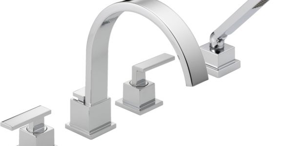 Delta Freestanding Bathtub Faucets Delta Faucet T4753 Vero Polished Chrome Two Handle with