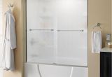 Delta One Piece Bathtub Delta Silverton 60 In X 58 1 8 In Semi Frameless Sliding