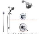 Delta Shower Systems Delta Cassidy Chrome Shower System with Dual Control Shower Handle