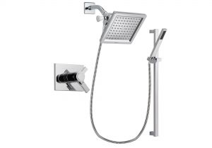 Delta Shower Systems Delta Vero Chrome Finish thermostatic Shower Faucet System Package