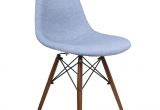 Denim Blue Accent Chair Blue Denim Fabric Upholstered Modern Accent Side Dining Chair