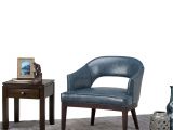 Denim Blue Accent Chair Simpli Home Mallory Denim Blue Bonded Leather Arm Chair