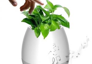Desktop Plant Light Free Dhl Creative Music Vase Smart Music Flowerpot Wireless