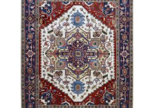 Different Types Of oriental Rugs Finerugcollection Handmade Serapi Navy Wool oriental Rug 8 1 X 10 2