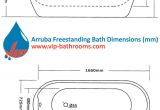 Dimensions Freestanding Bathtub Ly £518 99