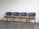 Dining Chairs Set Of 4 Ejnar Larsen Aksel Bender Madsen Dining Chairs Set Of 4 the