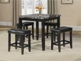 Dining Room Table with Wine Rack Underneath Acme Furniture Blythe 5 Piece Counter Height Dining Set Reviews