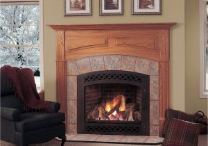 Direct Vent Gas Fireplace with Mantle Majestic Lexington Direct Vent Gas Fireplace From Hayneedle Com