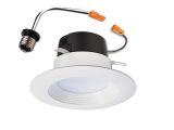 Directional Can Lights Halo Lt 4 In White Integrated Led Recessed Ceiling Light Fixture