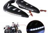 Dirt Bike Led Light Bar 1 Pair Universal Motorcycle Handguards Motocross Hand Guards One Set