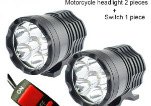 Dirt Bike Led Light Bar Motorcycle Led Headlights 12v 60w 10000lm U2 Led Motorbike Beam