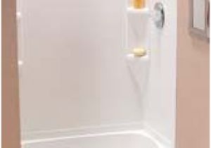 Ditra Connection to Bathtub Surround Rv Tub Shower Surround 38" X 24" X 62" Parchment $200