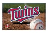 Diy Baseball Field Rug Minnesota Twins Mlb Scraper Doormat 19×30 Products Pinterest