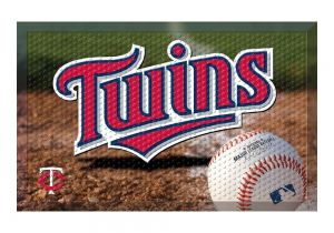 Diy Baseball Field Rug Minnesota Twins Mlb Scraper Doormat 19×30 Products Pinterest