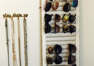 Diy Beer Glass Rack Diy Sunglasses Holder Made From Window Shutter Home Decor