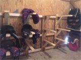 Diy Collapsible Saddle Rack Diy Saddle Rack for Western and English Saddles Tack Room Saddle