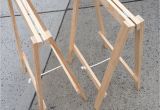 Diy Collapsible Saddle Rack soho Trestle Table Trestle Tables soho and Woods